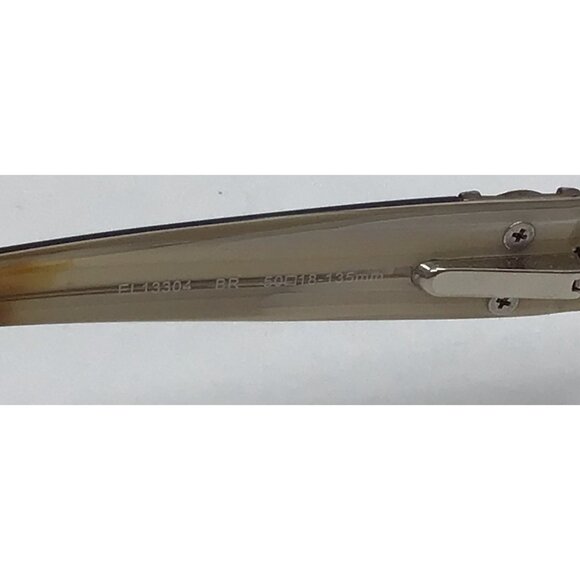 Elle EL 13304 Half-Rim Eyeglasses Frames 50-18-135 Used - Picture 7 of 11